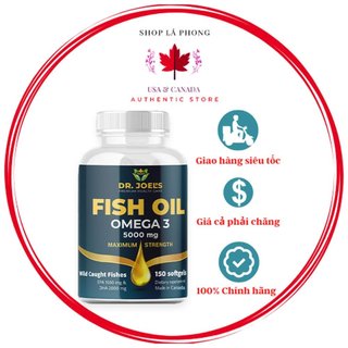 Viên dầu cá Omega 3 DR.JOEL'S (150viên) (có DHA/ EPA) Canada