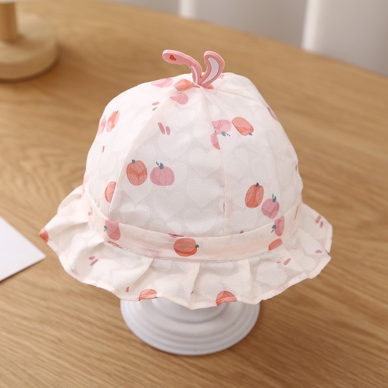 Mũ Tai Bèo Mỏng Cho Bé Gái Họa Tiết Cute Cao Cấp ,Mũ Trẻ Sơ Sinh 0- 3 tháng tuổi mesocshop