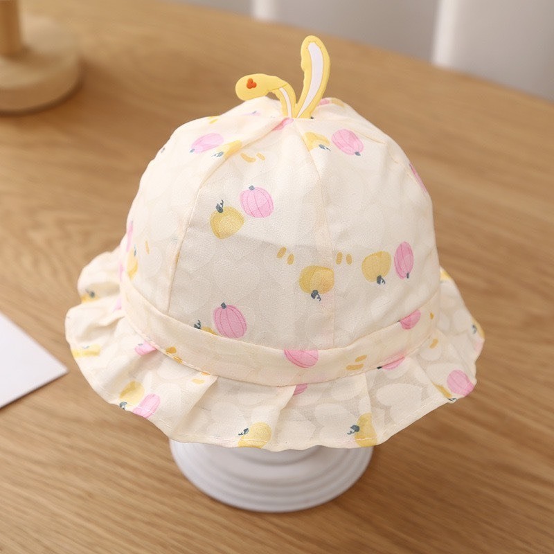 Mũ Tai Bèo Mỏng Cho Bé Gái Họa Tiết Cute Cao Cấp ,Mũ Trẻ Sơ Sinh 0- 3 tháng tuổi mesocshop