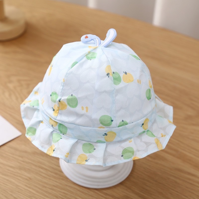 Mũ Tai Bèo Mỏng Cho Bé Gái Họa Tiết Cute Cao Cấp ,Mũ Trẻ Sơ Sinh 0- 3 tháng tuổi mesocshop