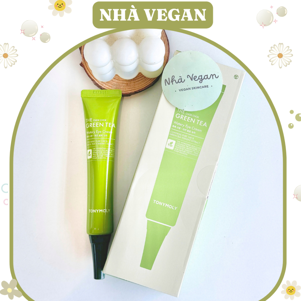 KEM DƯỠNG VÙNG MẮT TONYMOLY CHOK CHOK THE GREEN TEA WATERY EYE CREAM