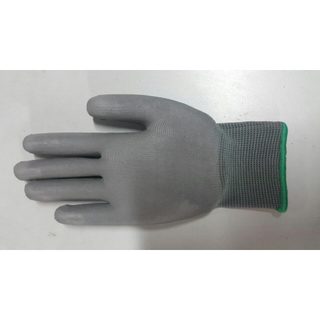 Combo 10 Đôi Găng tay phủ PU lòng bàn tay màu xám size M Bao tay bảo vệ tay khỏi trầy xước vật nhọn