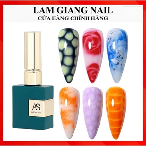 Sơn gel loang AS , gel loang trong, MỘT CHAI DÙNG ĐƯỢC CHO MỌI MÀU, TIỆN DỤNG, DỄ LÀM