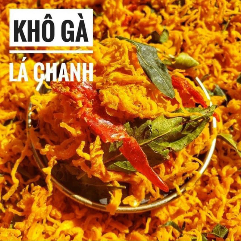 KHÔ GÀ LÁ CHANH LOẠI NGON ĐẶC BIỆT -1Hộp 500GR