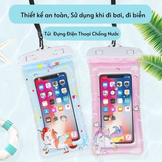 Túi Trong Suốt Túi Đựng Điện Thoại Có Phao Chống Nước Nhiều Hình Xinh Xắn Đáng Yêu 88457