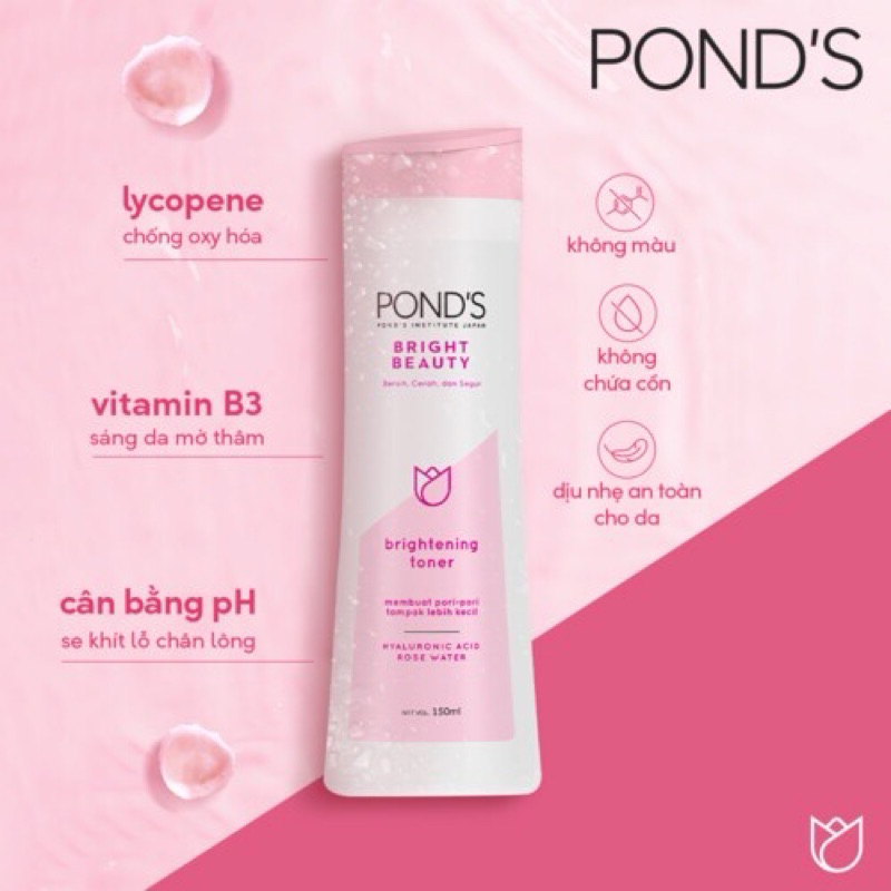 Nước Hoa Hồng Pond’s Sáng Da, Cân Bằng pH - 150ml
