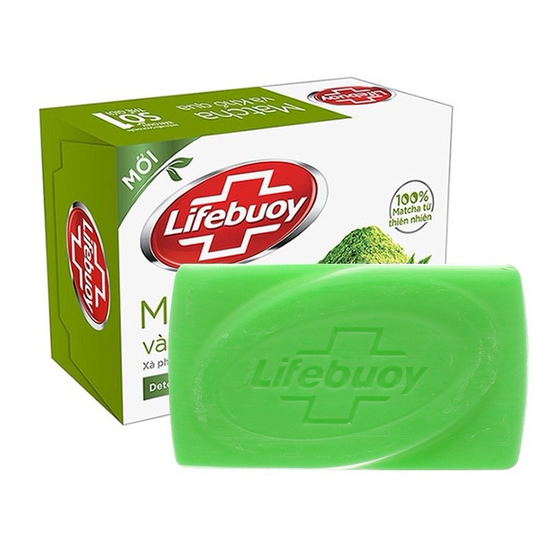 Xà Bông Cục Diệt Khuẩn Lifebuoy Matcha Và Khổ Qua 90g và 125g