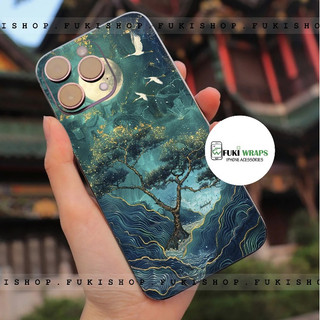Tấm dán Skin Mặt Sau Mẫu Phong Cảnh MS02 FULL VIỀN 15promax , 14promax , 13promax , 12promax , 11promax  - FukiShop