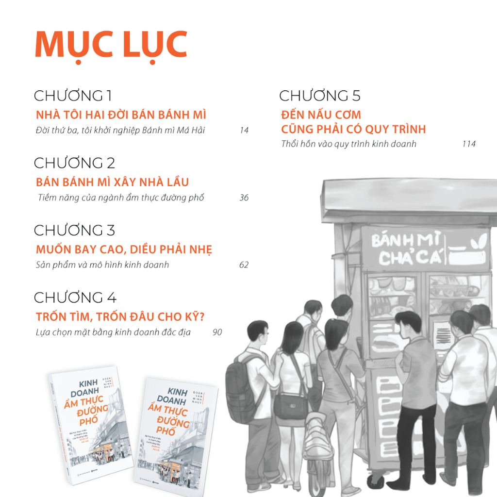 Ảnh Sách - Kinh Doanh Ẩm Thực Đường Phố - Bài Học Thực Chiến Từ Thành Công Của Thương Hiệu Bánh Mì Má Hải 3