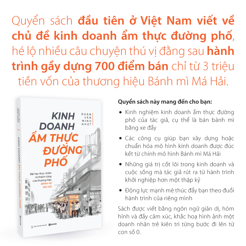 Ảnh Sách - Kinh Doanh Ẩm Thực Đường Phố - Bài Học Thực Chiến Từ Thành Công Của Thương Hiệu Bánh Mì Má Hải 2