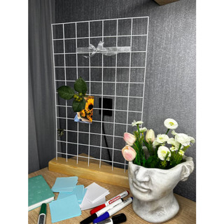 khung gỗ để bàn trang trí ảnh lưu niệm decor đẹp kèm tấm lưới đẹp decor nhà cửa
