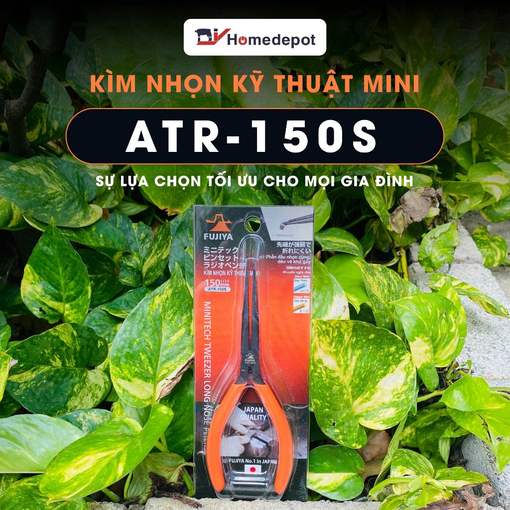 Kìm nhọn kỹ thuật mini Fujiya ATR-150S 6''(150mm)