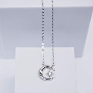 Dây chuyền bạc nữ LAMY Moon & Star Necklace 6347