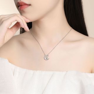 Dây chuyền bạc nữ LAMY Moon & Star Necklace 6347