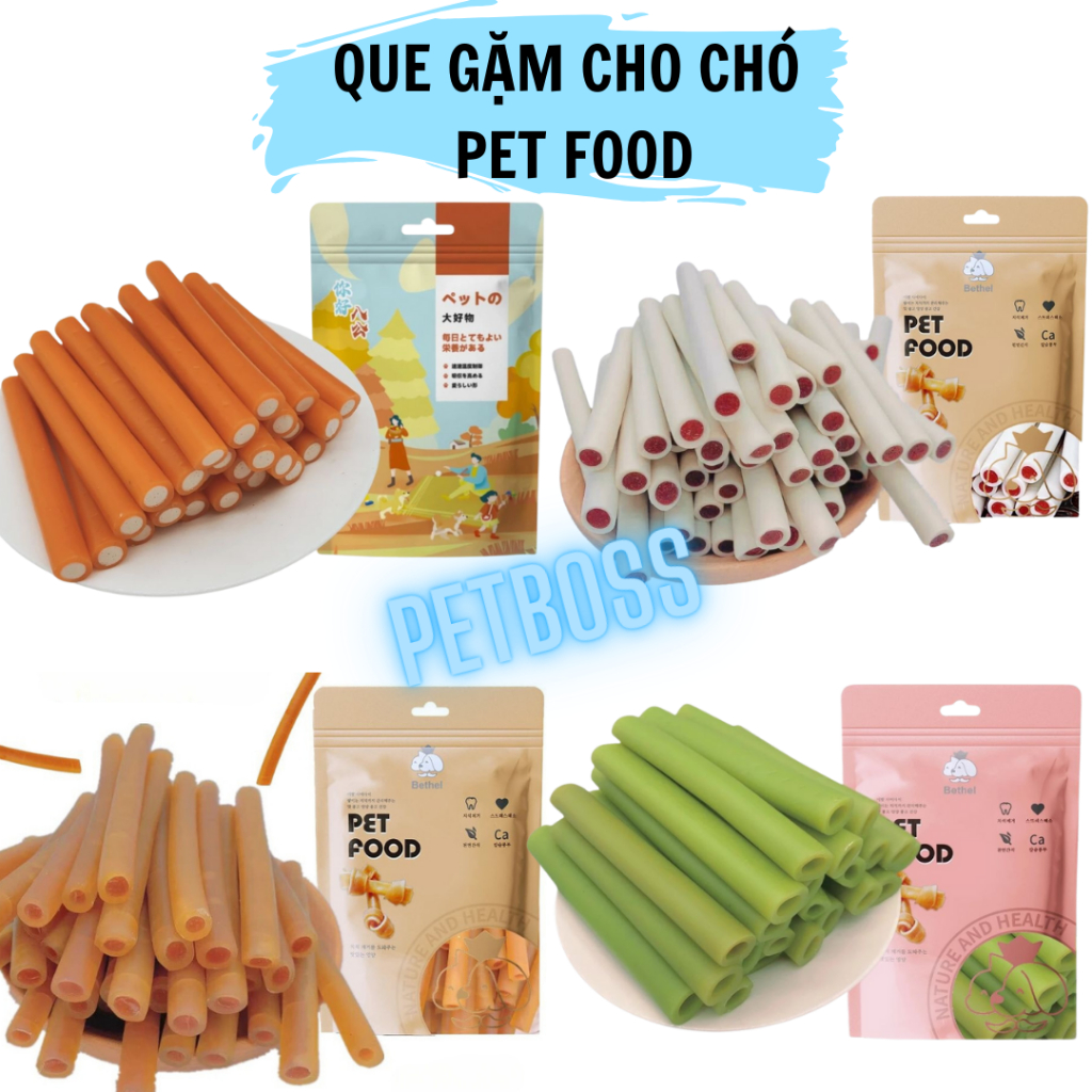 PK168 (PET FOOD) XƯƠNG GẶM CHO CHÓ LỚN PETFOOD BÁNH THƯỞNG CHO CHÓ MÀI SẠCH RĂNG CUNG CẤP CANXI