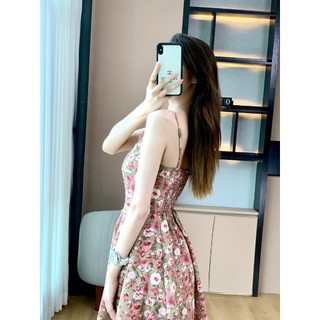 Váy hai dây KYE chất liệu mango 2 lớp Rosa dress