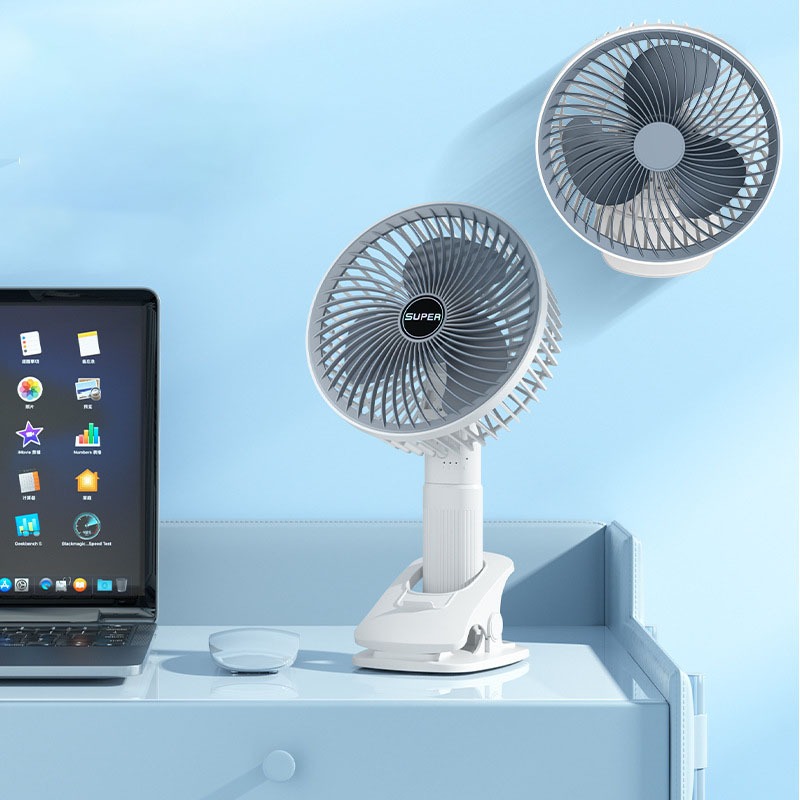 Quạt Kẹp Đa Năng Để Bàn SUPER 3IN1 Kẹp Bàn- Kẹp Điện Thoại Hoặc Gắn Bàn Quạt Cầm Tay Nhỏ Gọn Tiện Dụng, Quạt Mini Để Bàn