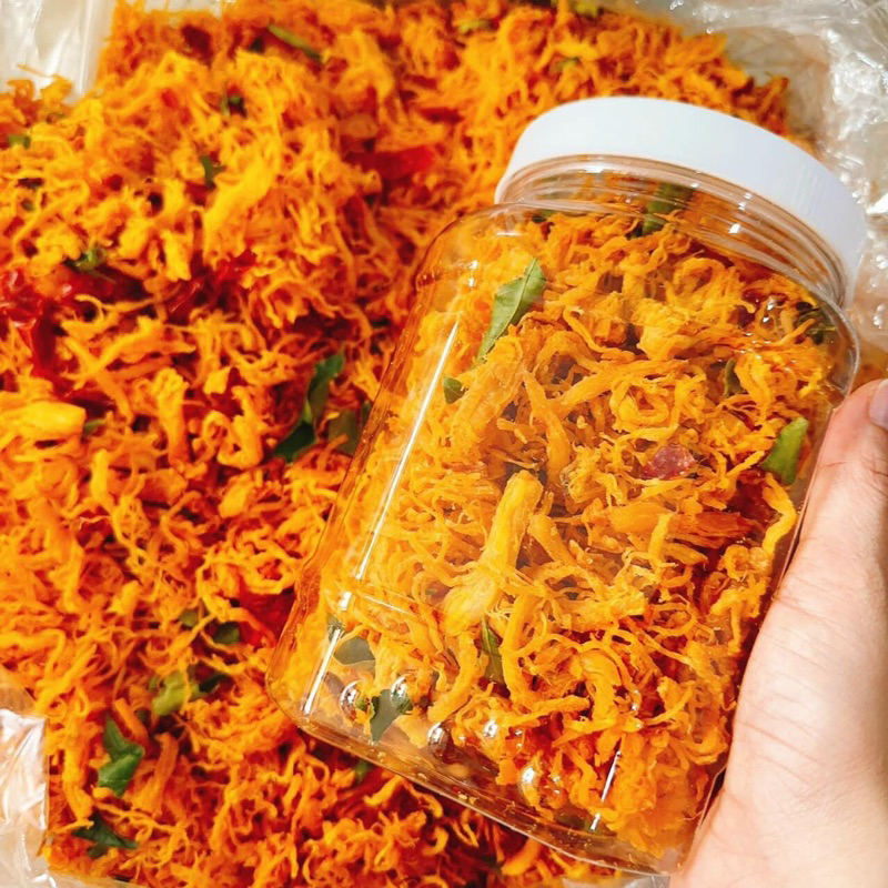 KHÔ GÀ LÁ CHANH LOẠI NGON ĐẶC BIỆT -1Hộp 500GR
