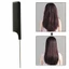 Lược chải tóc đuôi bằng thép chống tĩnh điện màu đen thiết kế chuyên nghiệp, lược tạo kiểu tóc ,Style wig,..