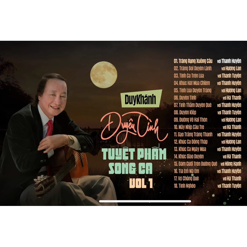 Băng Cassette Duy Khánh - Duyên Tình, Tuyển Tập Song Ca