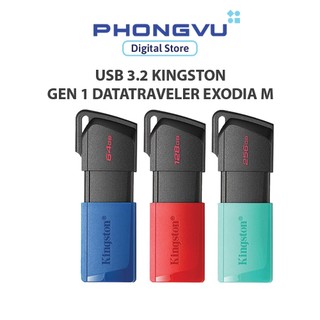 USB 3.2 Kingston Gen 1 DataTraveler Exodia M - 60 tháng