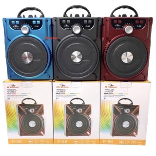 KIOMIC Loa Bluetooth P88 Tặng Micro Hát Karaoke