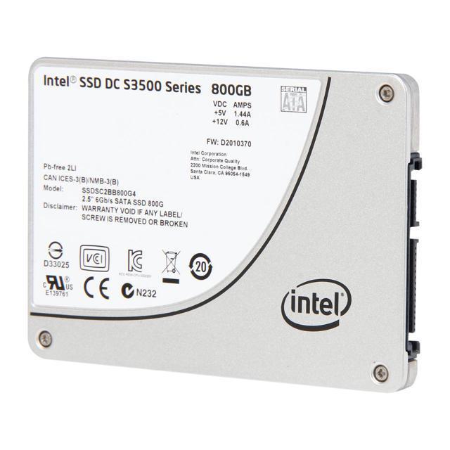 NEW Intel 800GB DC S3500 2.5" SATA SSD (SSDSC2BB800G4P) - HP Version For Servers, 6G/s