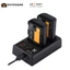Bộ 2 pin K&F Concept LP-E6NH dung lượng 2600mAh KF28.0098