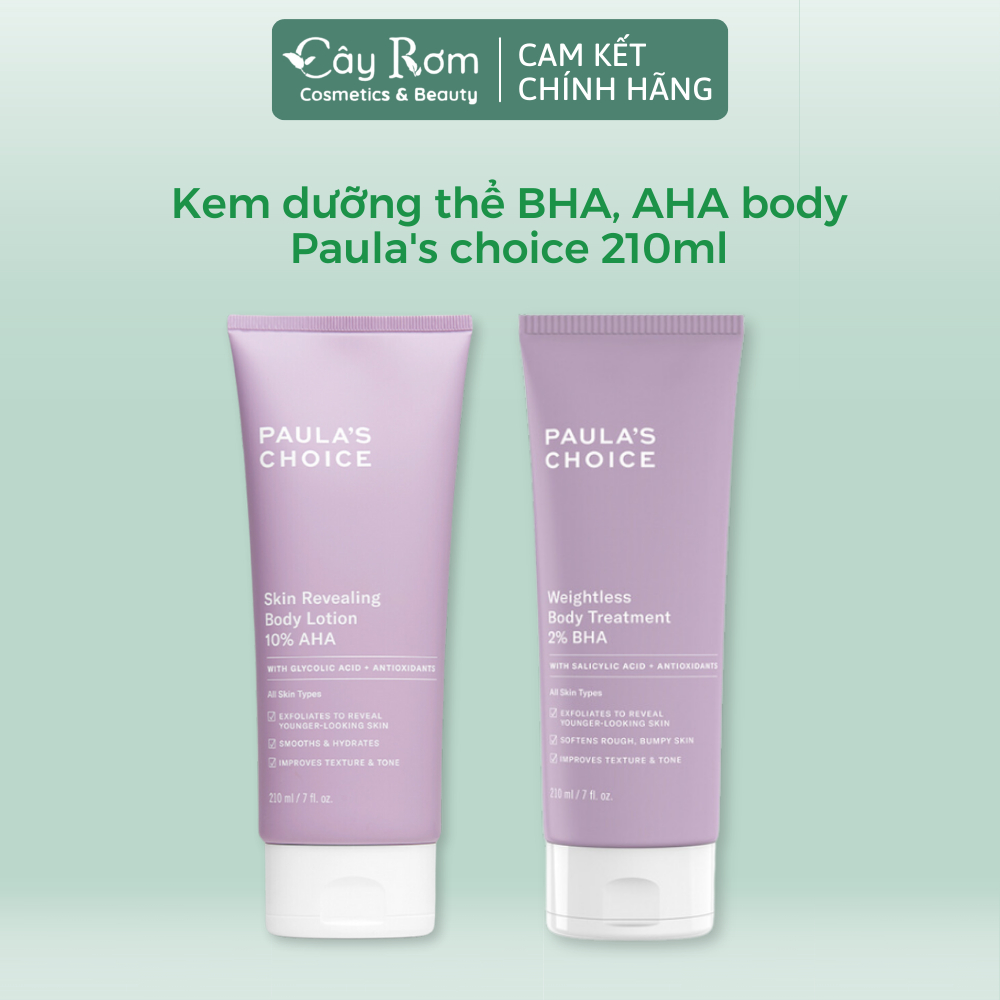 Kem dưỡng thể BHA, AHA body Paula's choice 210ml | Cây Rơm Cosmetics ...