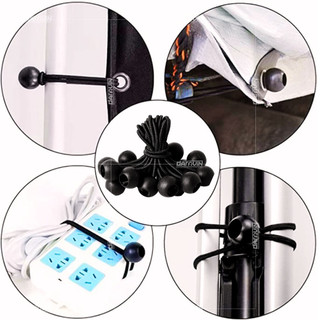 Dây Thun Buộc Đồ Ball Bungee DARAVIN 15 Cm 25 Cm Với 100% Lỗi Cao Su Thiên Nhiên Tải 2Kg Libi House