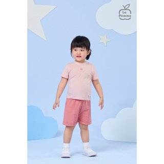 La pomme SS2024 Bộ cộc tay La Pomme Ngôi sao ngộ nghĩnh cho bé