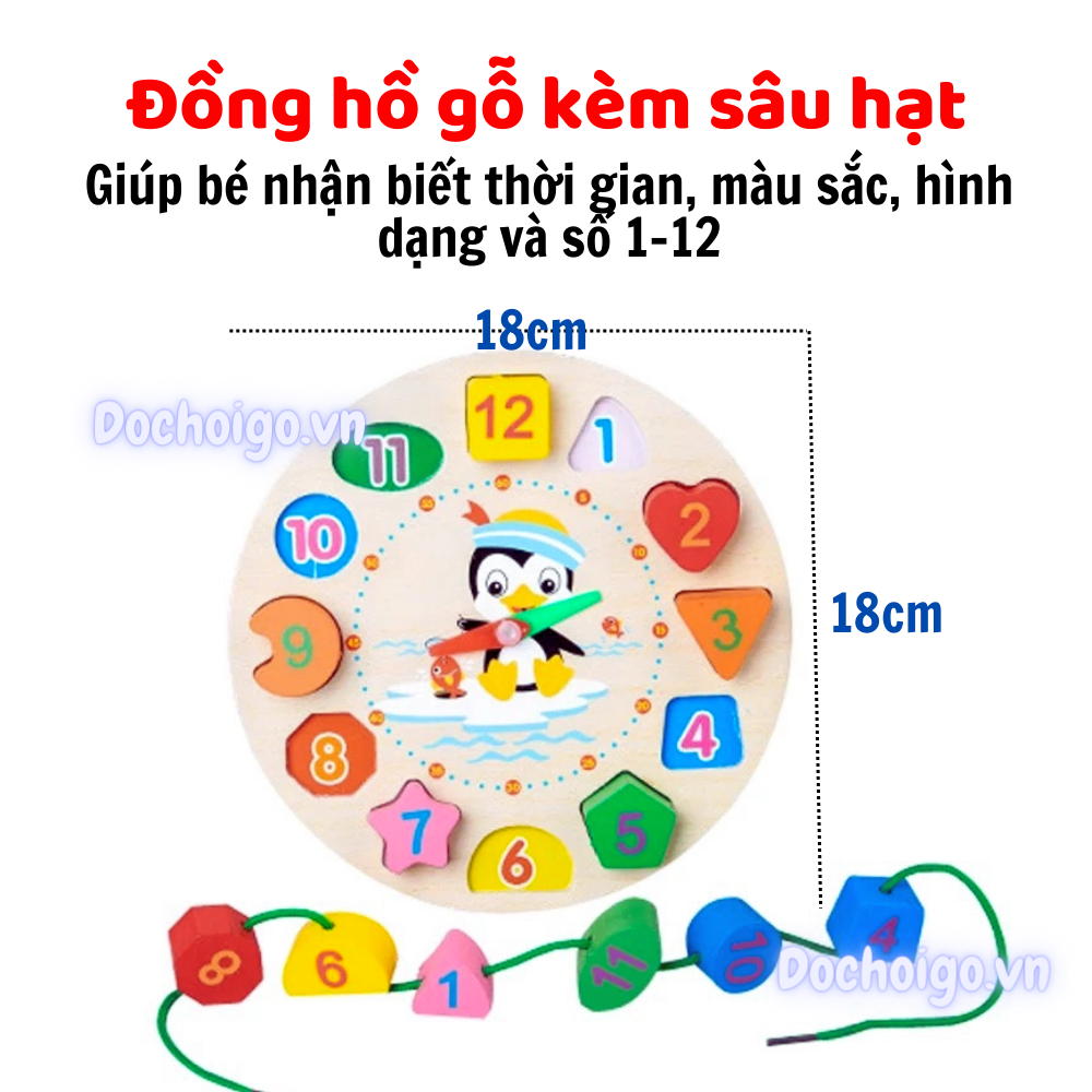 Đồ chơi phát triển trí tuệ cho bé combo 6 món đồ chơi gỗ cho trẻ từ 1- 6 tuổi thông minh