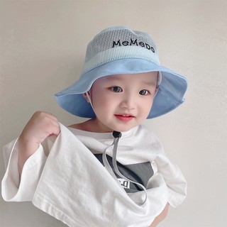 Mũ đi biển cho bé, mũ bucket cho bé, mũ chống nắng cho bé MeMeDo có dây nhiều màu dễ thương