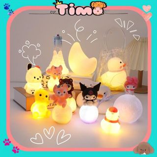 Đèn Ngủ Gấu Dâu Kuromi Cute 3D Mini Xinh Trang Trí Decor Timo DS14