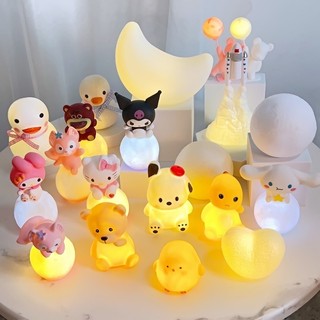 Đèn Ngủ Gấu Dâu Kuromi Cute 3D Mini Xinh Trang Trí Decor Timo DS14