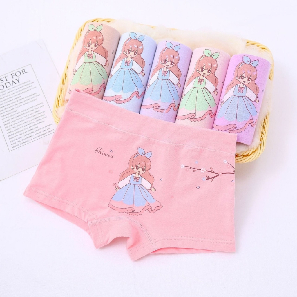Quần chip đùi bé gái size 10-35kg, quần đùi cho bé gái chất thun coton mềm mát, co giãn tốt