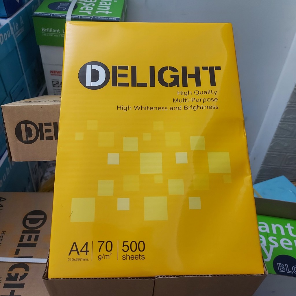 [HỎA TỐC] Giấy A4 DELIGHT, Giấy in, giấy photo A4 Delight - Định Lượng ...