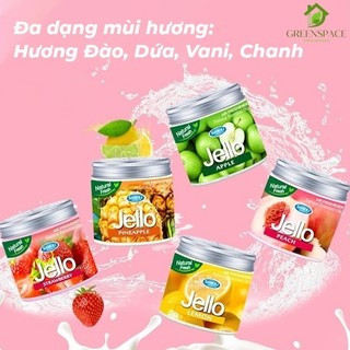 Sáp Thơm Phòng Khử Mùi JELLO 4 Mùi Thơm Dịu Nhẹ Cho Nhà Vệ Sinh, Ô Tô, Tủ Quần Áo, Phòng Ngủ