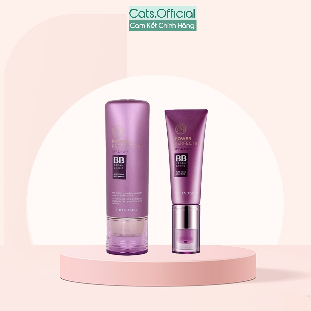 Kem Nền The Face Shop BB Cream Face it Power Perfection BB tím TFS