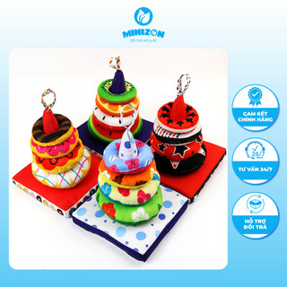 Bộ xếp chồng vải PiPoVietnam - kích thích trí thông minh, ngôn ngữ cho bé | Minizon Kids