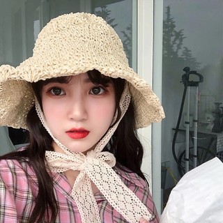 Mũ Nón Cói Nữ Đi Biển Vành Rộng Thời Trang Cao Cấp Tiểu Thư Có Dây Buộc Xinh Xinh - Alulu.store