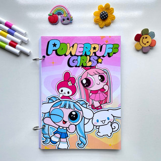 Đồ chơi bóc dán búp bê giấy Sanrio 4in1 nhiều phụ kiện- Búp bê giấy Pighandmade
