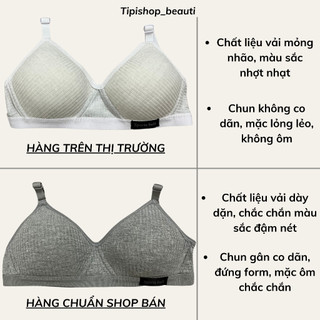 [HÀNG CHUẨN - CÓ SO SÁNH] Áo lót nữ chất gân nâng ngực A23