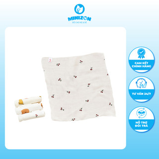 Sét 3 khăn sợi tre 4 lớp cao cấp Umibe mềm mại