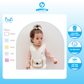 Áo gile chần bông 3 lớp Baru giữ ấm cho bé