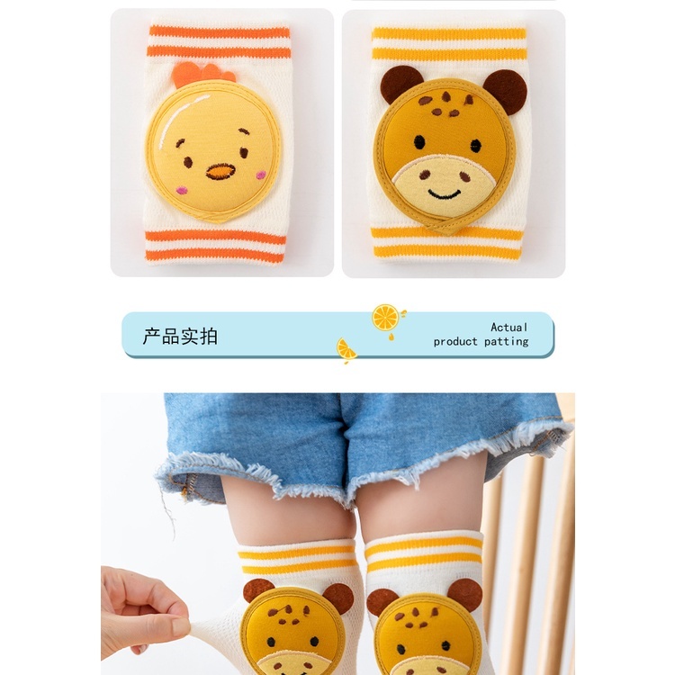 Tất bọc Bảo Vệ Đầu Gối Hình Thú Đáng Yêu Cho Bé Tập Bò, Tập Đi cho bé 0-4 tuổi mesocshop