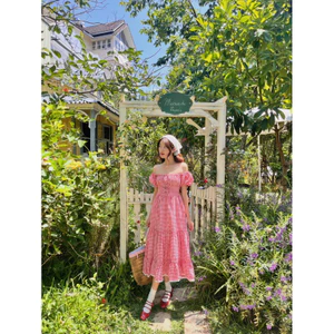 Váy Caro Sunny Dress Dáng Dài Tiểu Thư DamibyQuynh