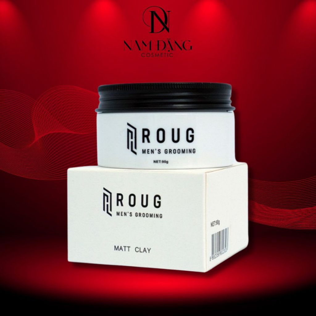 Sáp vuốt tóc Roug Matt Clay 90gr chính hãng cao cấp Singapore giúp tạo ...