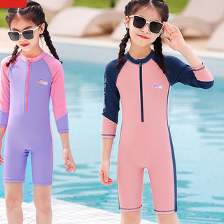 Đồ bơi cho bé gái liền thân sz 15-45kg, bikini liền thân cho bé gái tay lửng