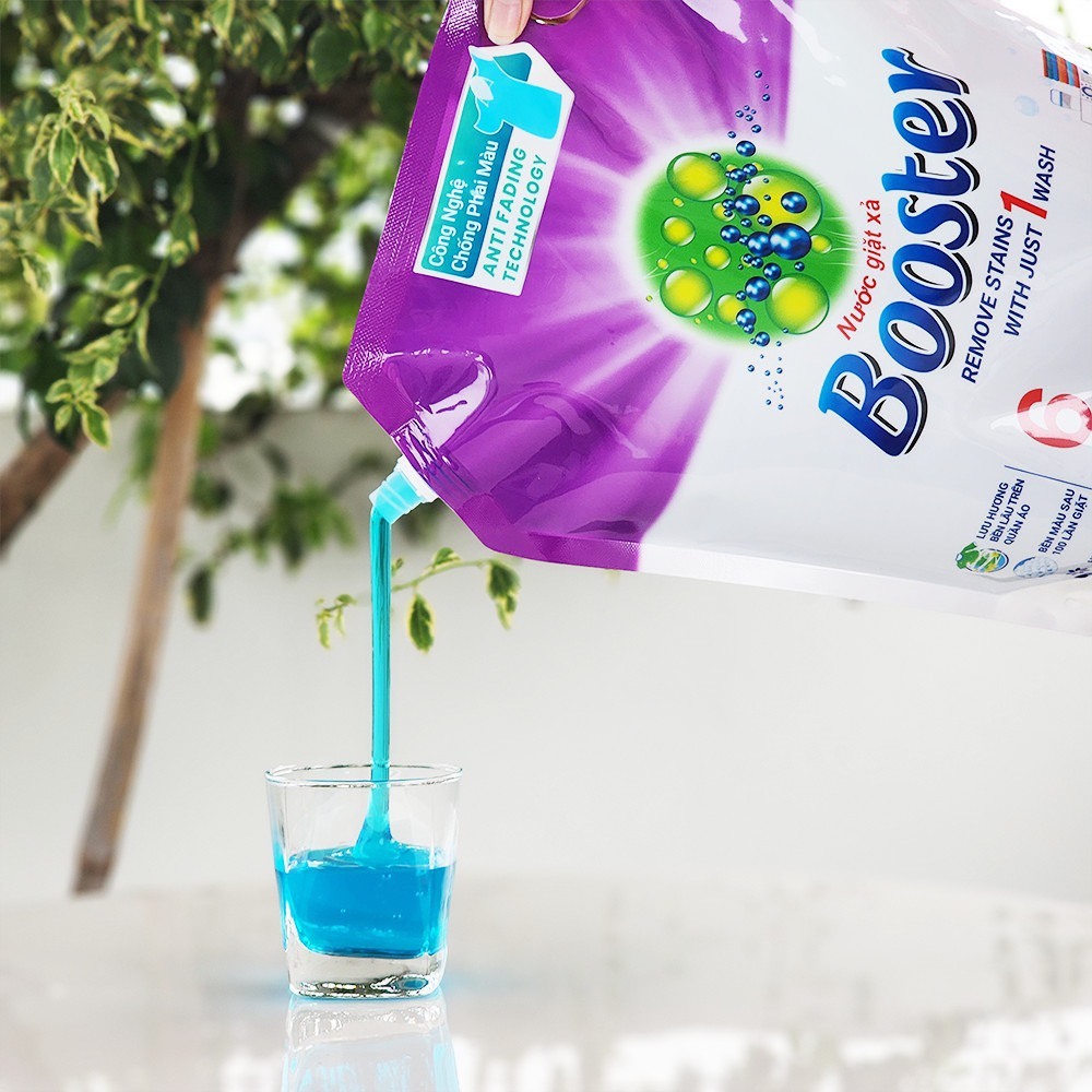 Combo 2 túi nước giặt xả Bosster túi 3,2kg - 3,7kg FREE SHIP [HÀNG CHÍNH HÃNG]